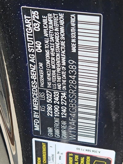2025 Mercedes-Benz C-Class C 300 Sedan