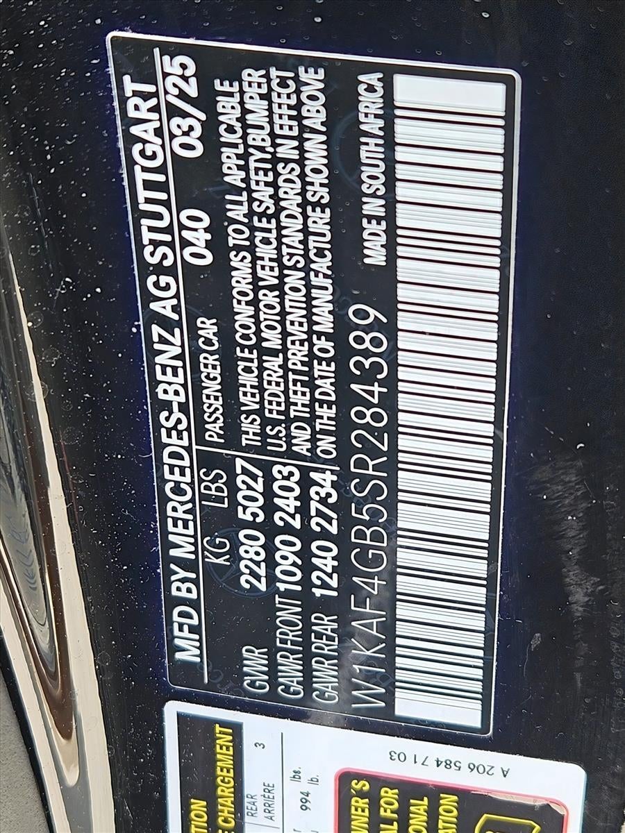 2025 Mercedes-Benz C-Class C 300 Sedan