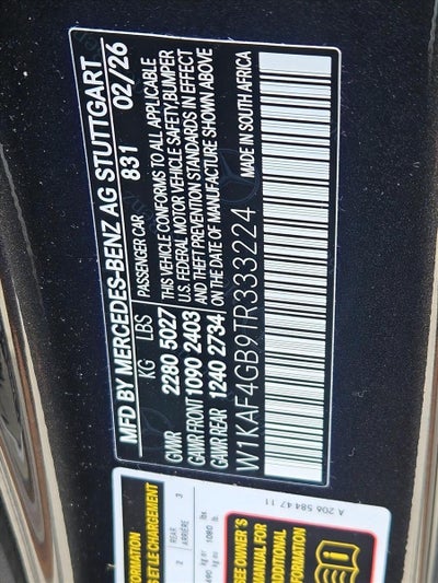 2026 Mercedes-Benz C-Class C 300 Sedan