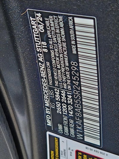 2025 Mercedes-Benz C-Class AMG® C 63 S E Performance Sedan