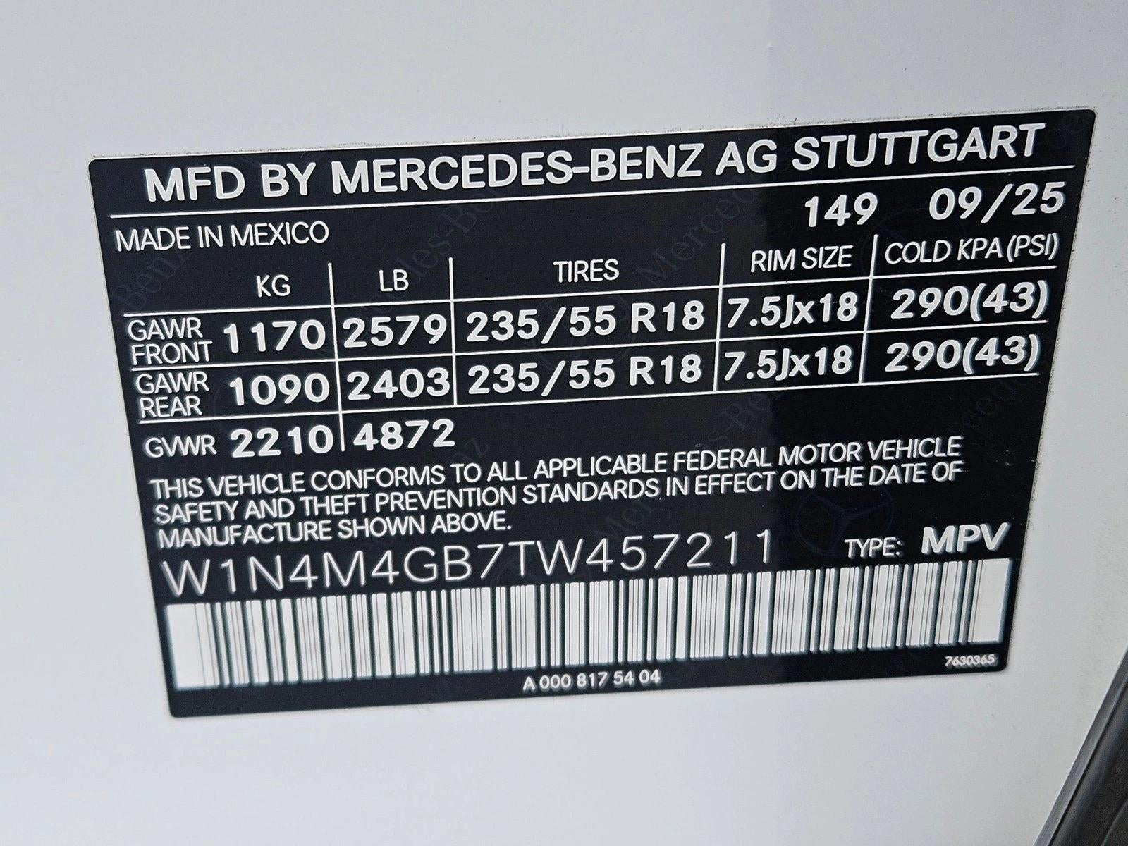 2026 Mercedes-Benz GLB GLB 250 SUV