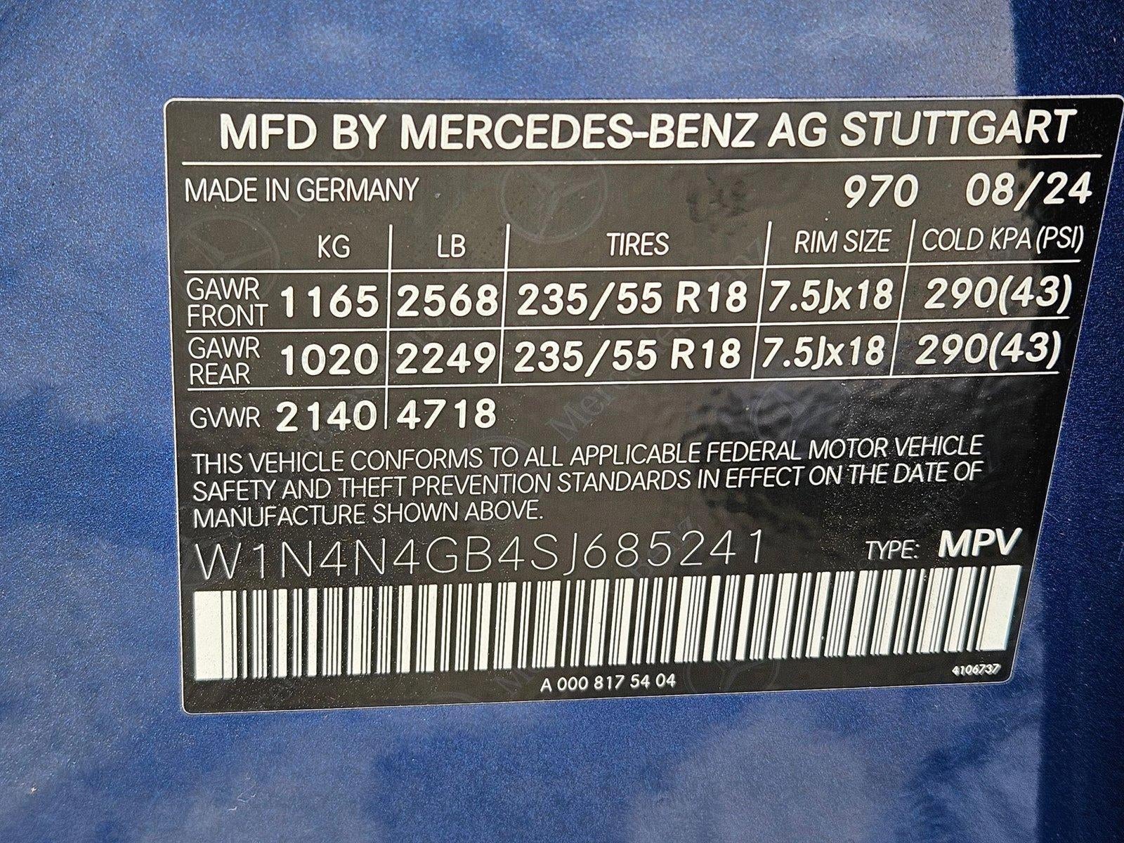 2025 Mercedes-Benz GLA GLA 250 SUV