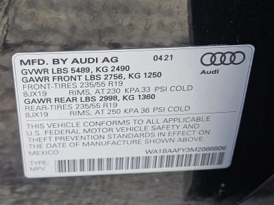 2021 Audi Q5 Premium Plus 45 TFSI quattro