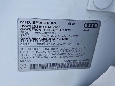 2019 Audi Q5 Premium Plus 45 TFSI quattro