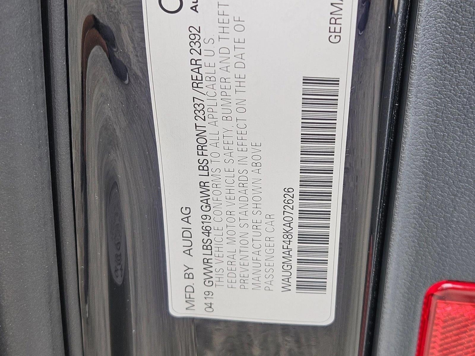 2019 Audi A4 Premium 40 TFSI