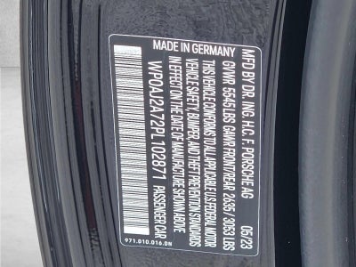 2023 Porsche Panamera Platinum Edition RWD