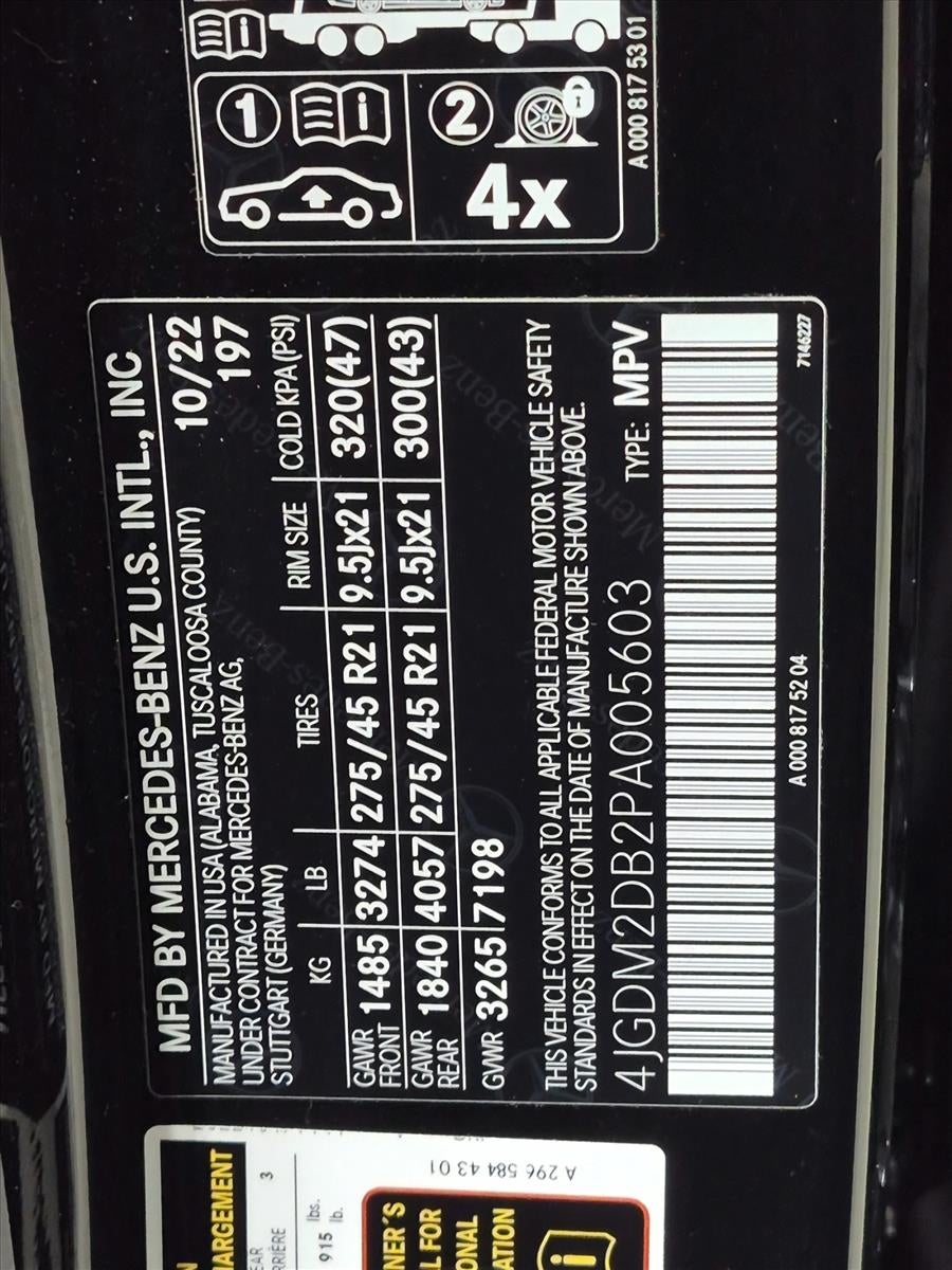 2023 Mercedes-Benz EQS EQS 450+ SUV