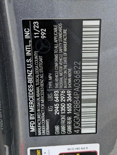 2023 Mercedes-Benz EQE EQE 350+ SUV