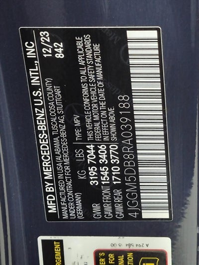2024 Mercedes-Benz EQE AMG® EQE 4MATIC®+ SUV