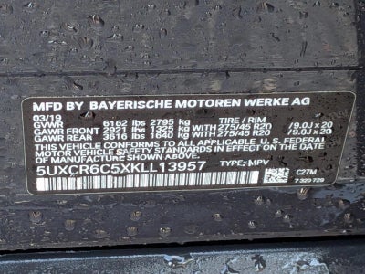 2019 BMW X5 xDrive40i Sports Activity Vehicle