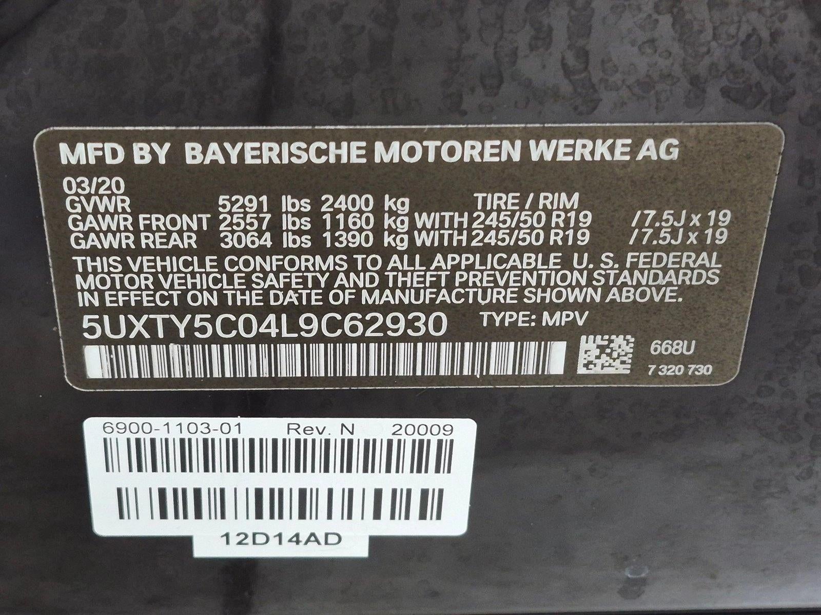 2020 BMW X3 xDrive30i Sports Activity Vehicle