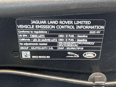 2025 Land Rover Range Rover P400 SE LWB 7 Seat