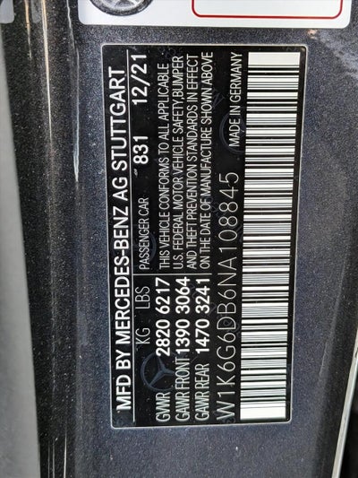 2022 Mercedes-Benz S-Class S 500 4MATIC® Sedan