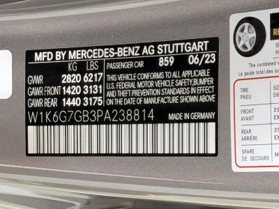 2023 Mercedes-Benz S-Class S 580 4MATIC® Sedan