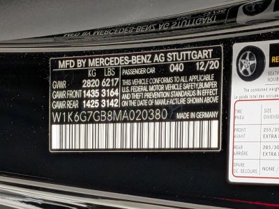 2021 Mercedes-Benz S-Class S 580 4MATIC® Sedan