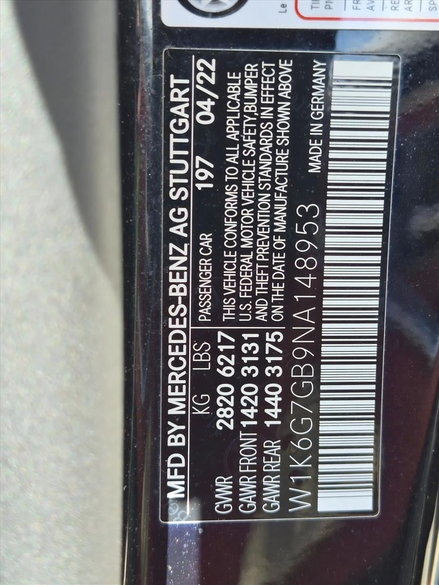 2022 Mercedes-Benz S-Class S 580 4MATIC® Sedan