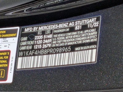 2023 Mercedes-Benz C-Class C 300 4MATIC® Sedan