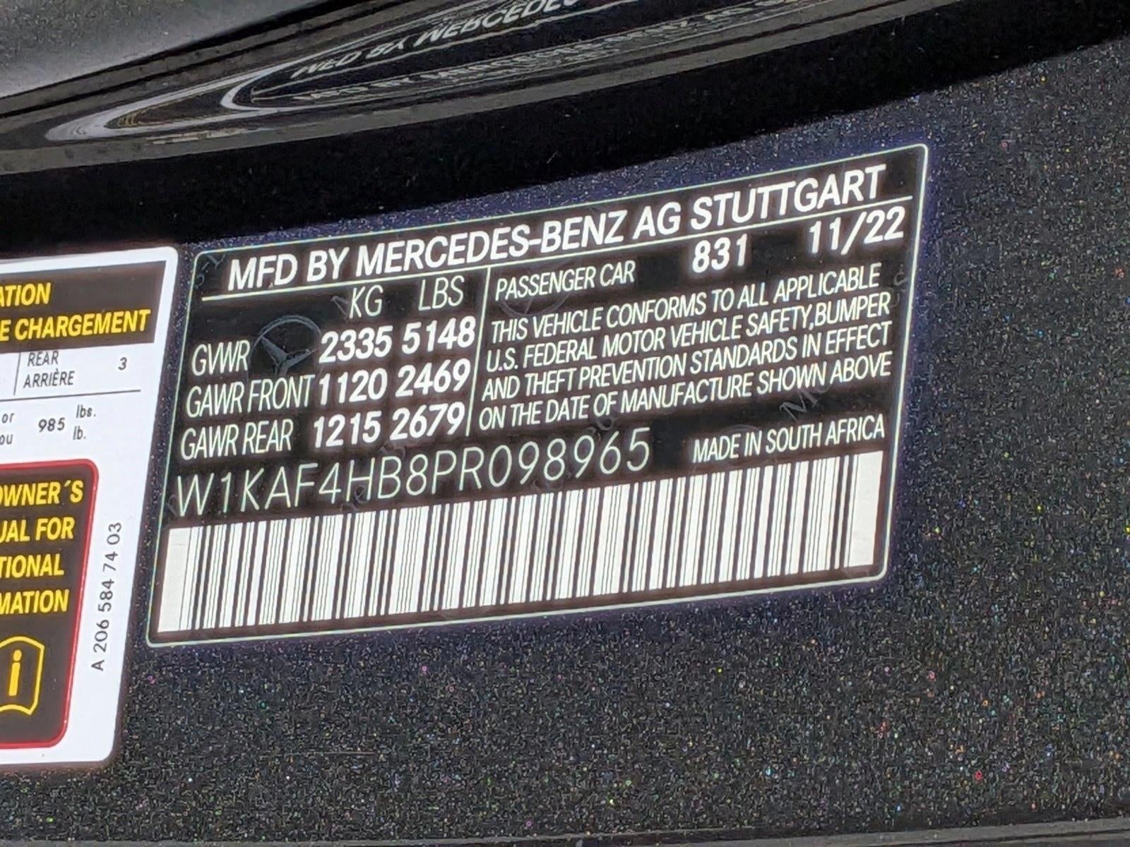 2023 Mercedes-Benz C-Class C 300 4MATIC® Sedan