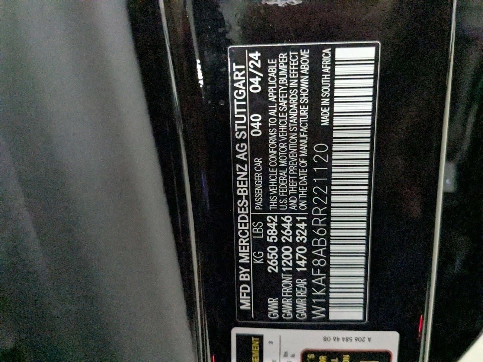 2024 Mercedes-Benz C-Class AMG® C 63 S E Performance Sedan