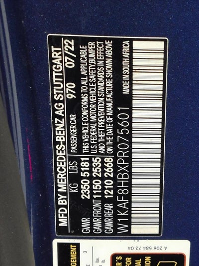 2023 Mercedes-Benz C-Class AMG® C 43 4MATIC® Sedan