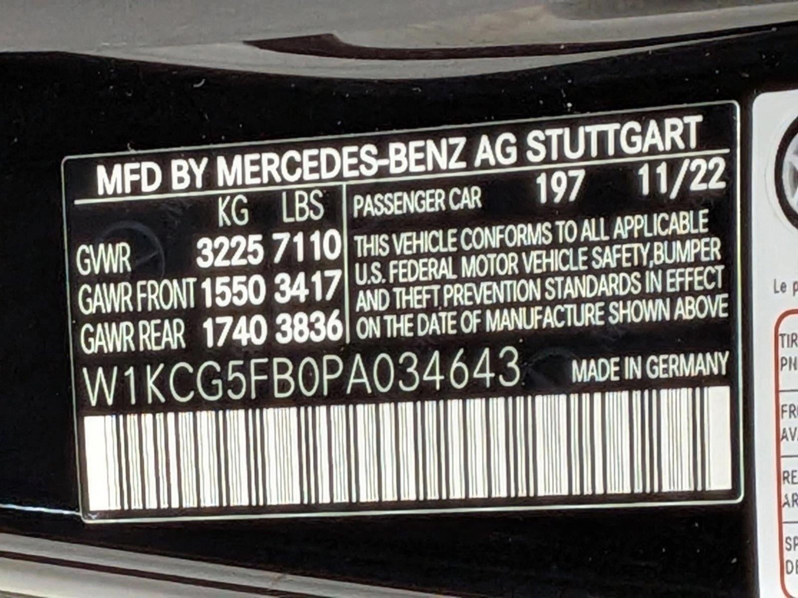 2023 Mercedes-Benz EQS AMG® EQS 4MATIC®+ Sedan