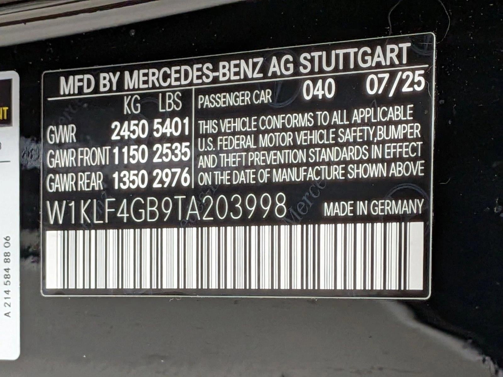 2026 Mercedes-Benz E-Class E 350 RWD Sedan