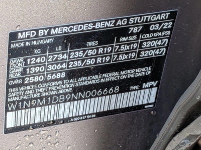 2022 Mercedes-Benz EQB EQB 350 4MATIC® SUV