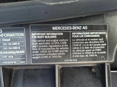 2023 Mercedes-Benz Sprinter Passenger Van 2500 High Roof I4 Diesel HO 170" RWD