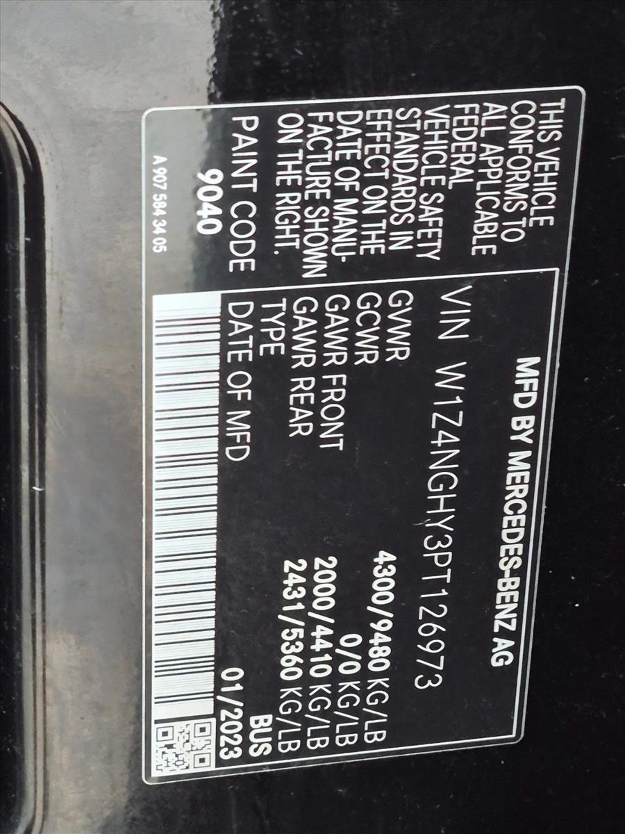 2023 Mercedes-Benz Sprinter Passenger Van 2500 High Roof I4 Diesel HO 170" RWD