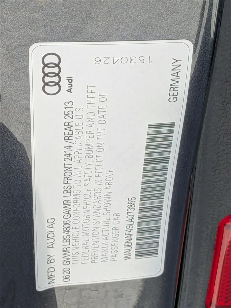 2020 Audi A4 Sedan Premium Plus 45 TFSI quattro