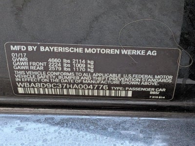 2017 BMW 330i xDrive Sedan