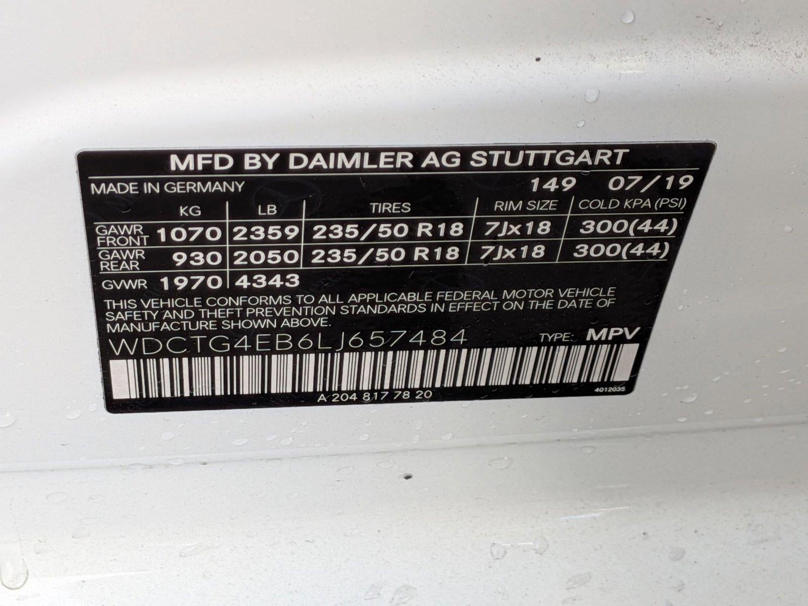 2020 Mercedes-Benz GLA GLA 250 SUV