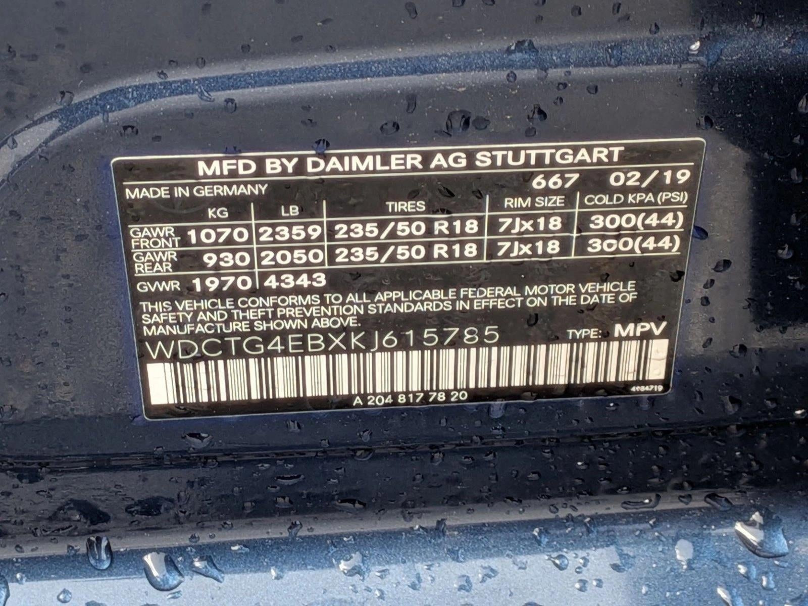 2019 Mercedes-Benz GLA GLA 250 SUV