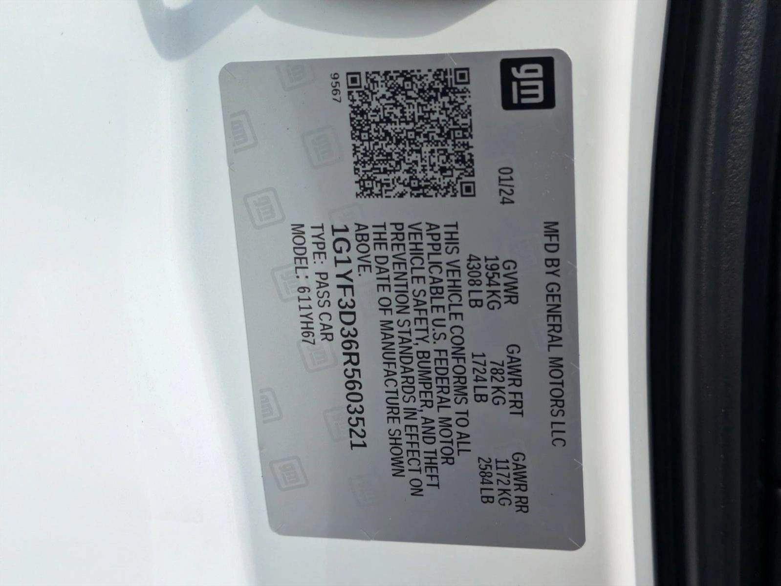 2024 Chevrolet Corvette Z06 Convertible 3LZ