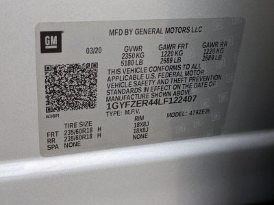 2020 Cadillac XT4 FWD 4dr Sport