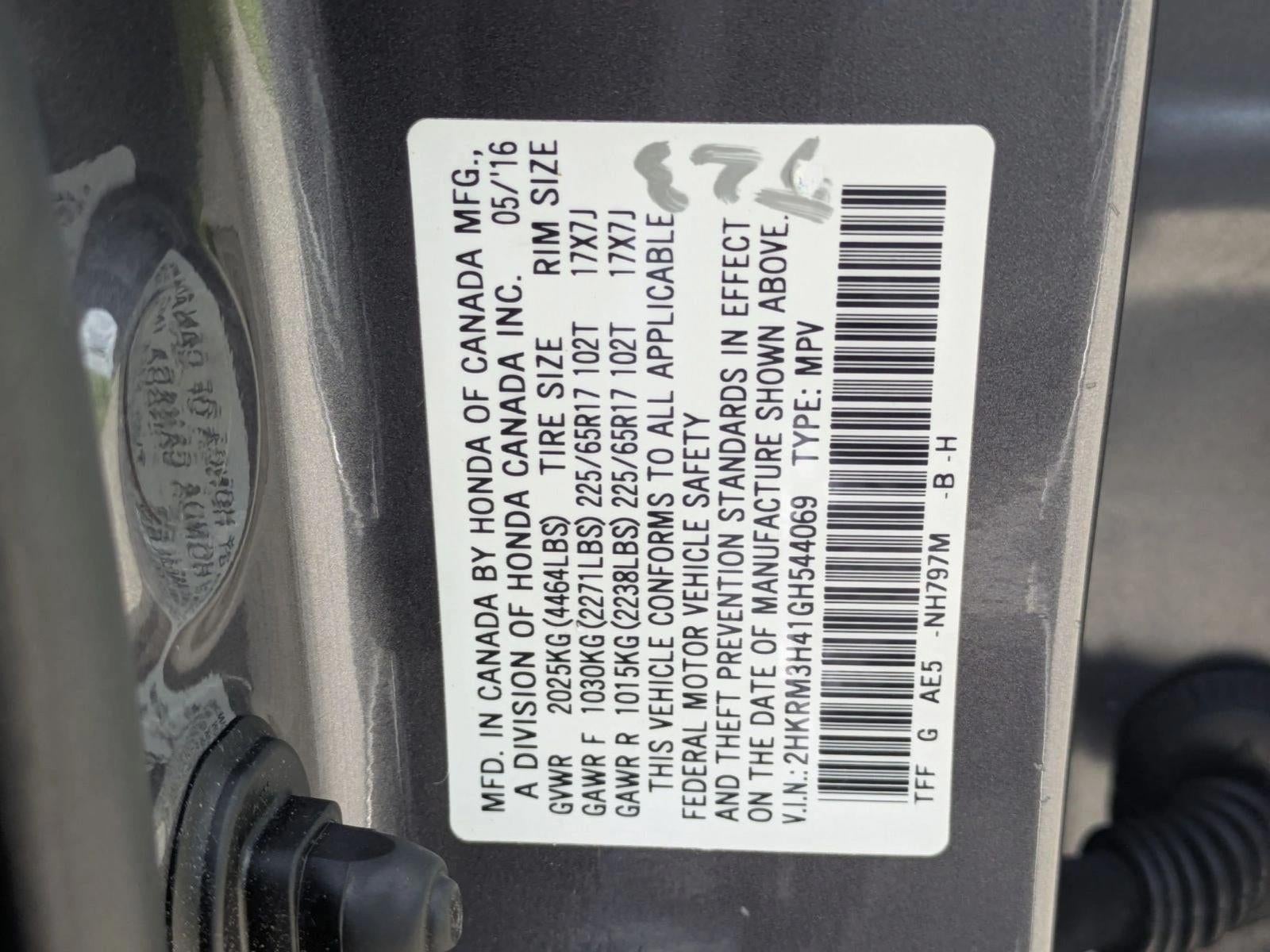 2016 Honda CR-V SE 2WD
