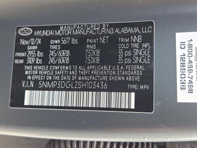 2025 Hyundai SANTA FE XRT AWD