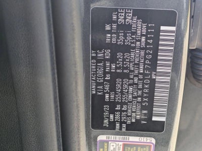 2023 Kia Sorento SX Prestige AWD