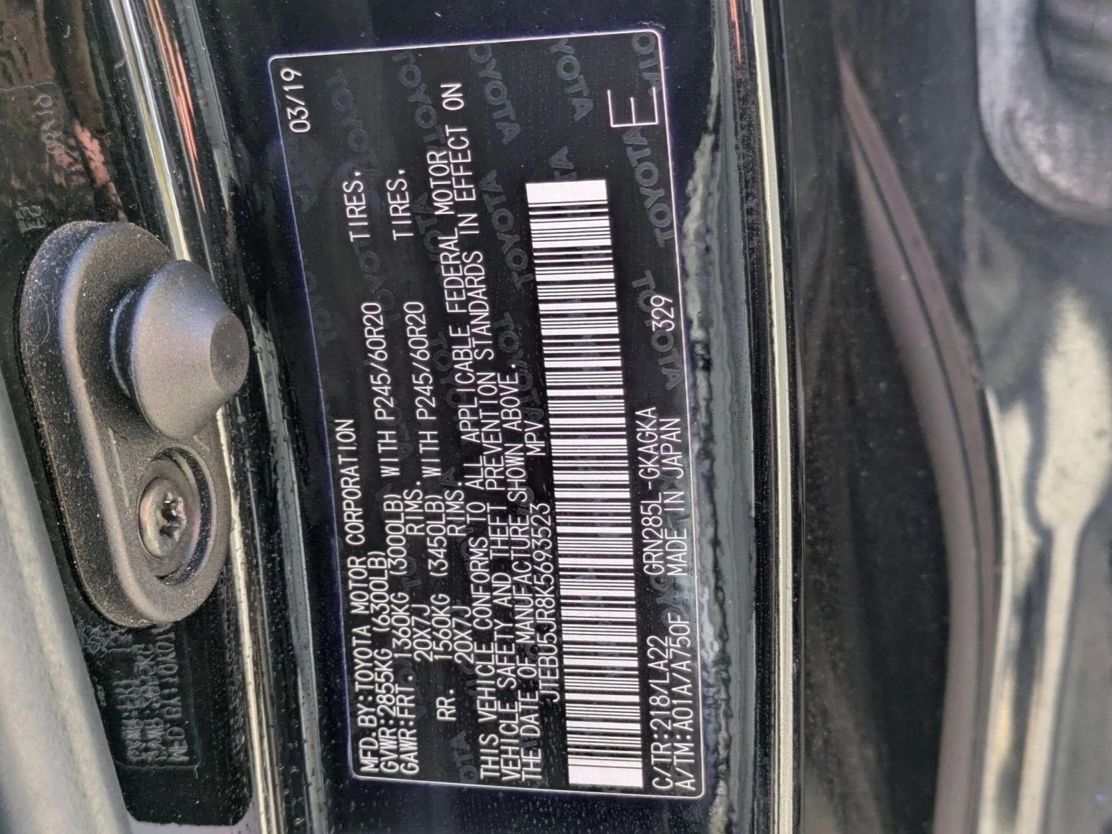 2019 Toyota 4Runner Limited 4WD (Natl)