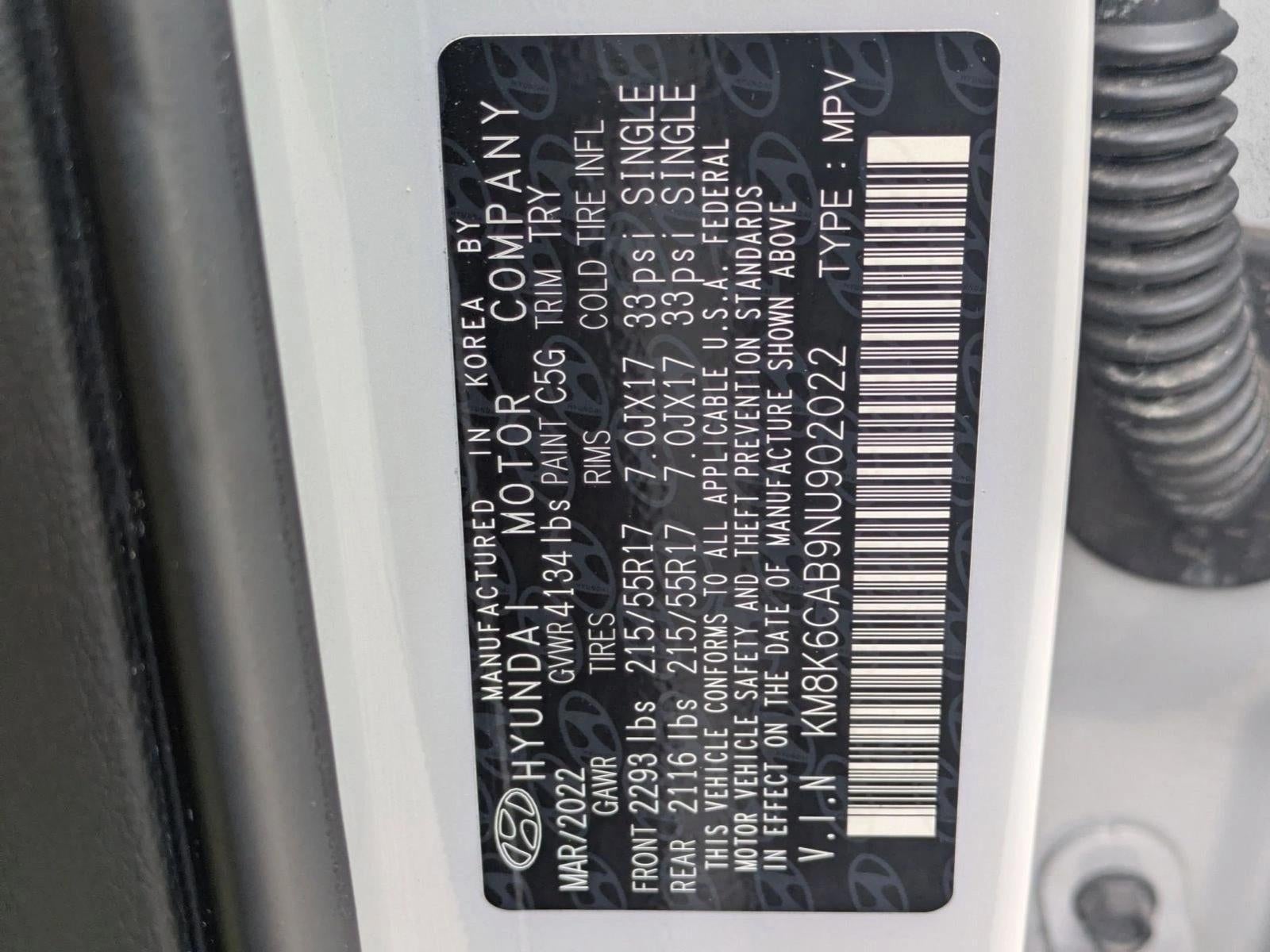 2022 Hyundai KONA SEL Auto AWD