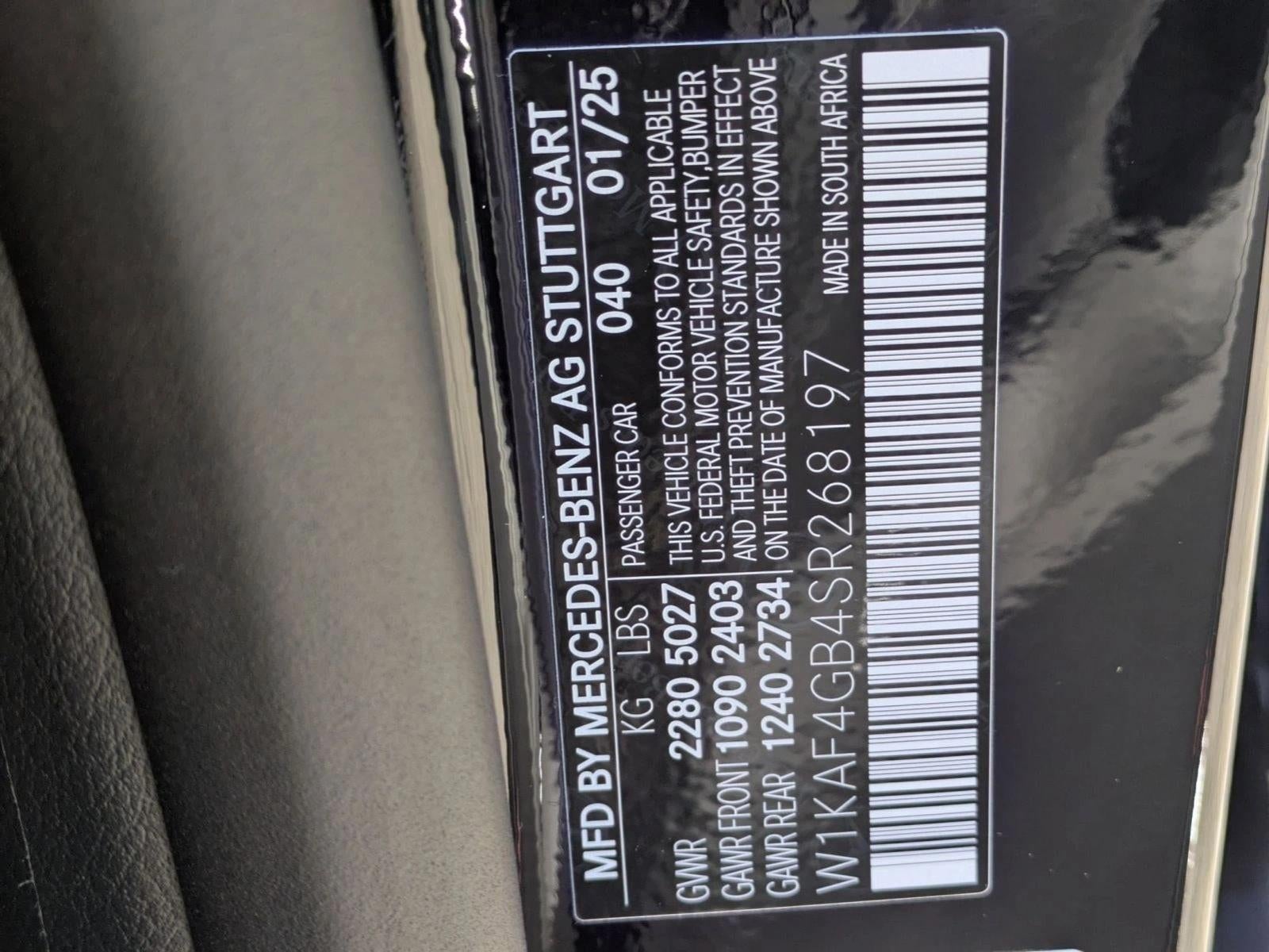 2025 Mercedes-Benz C-Class C 300 Sedan