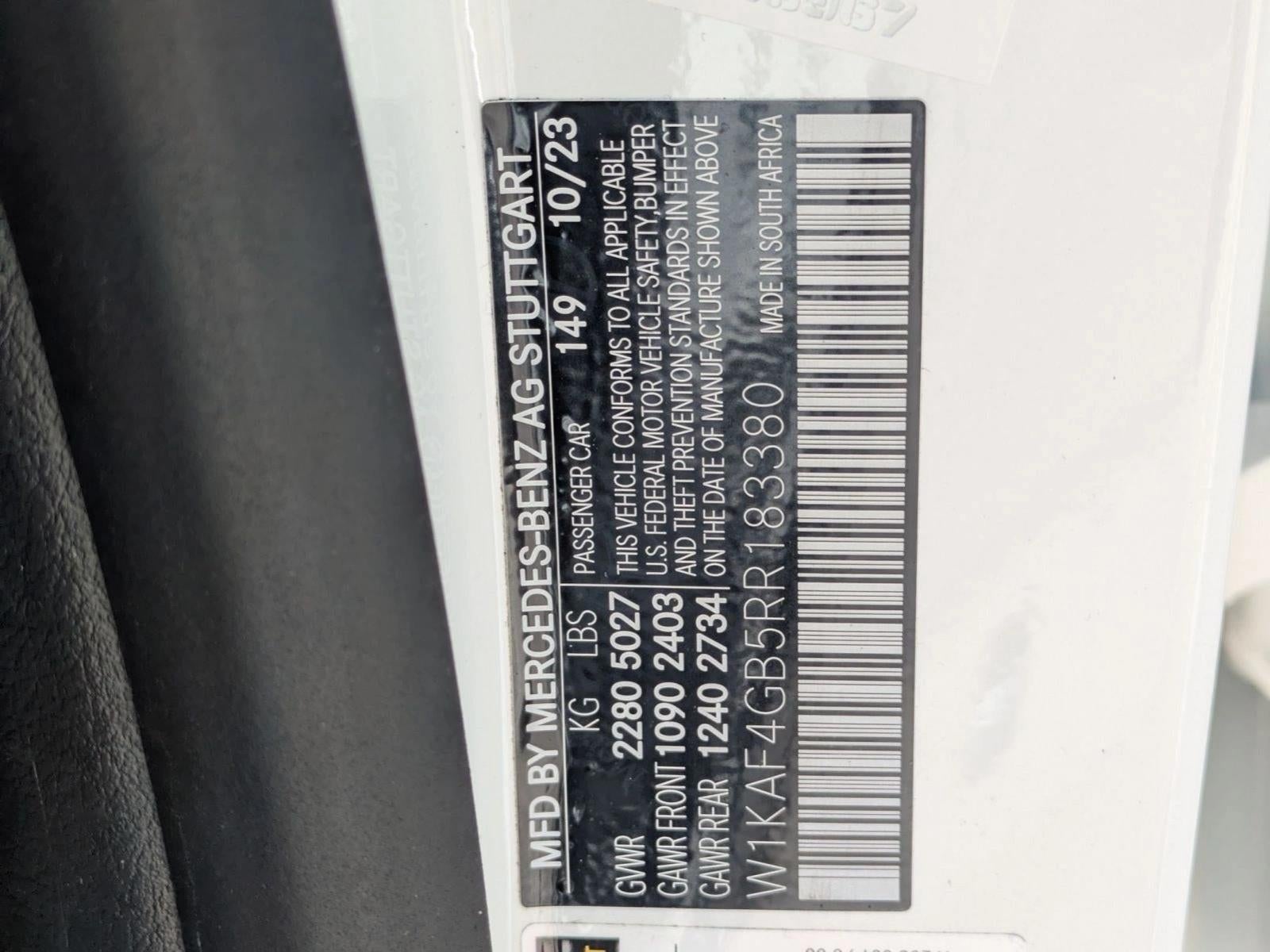 2024 Mercedes-Benz C-Class C 300 Sedan