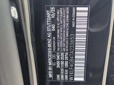 2026 Mercedes-Benz E-Class E 350 RWD Sedan