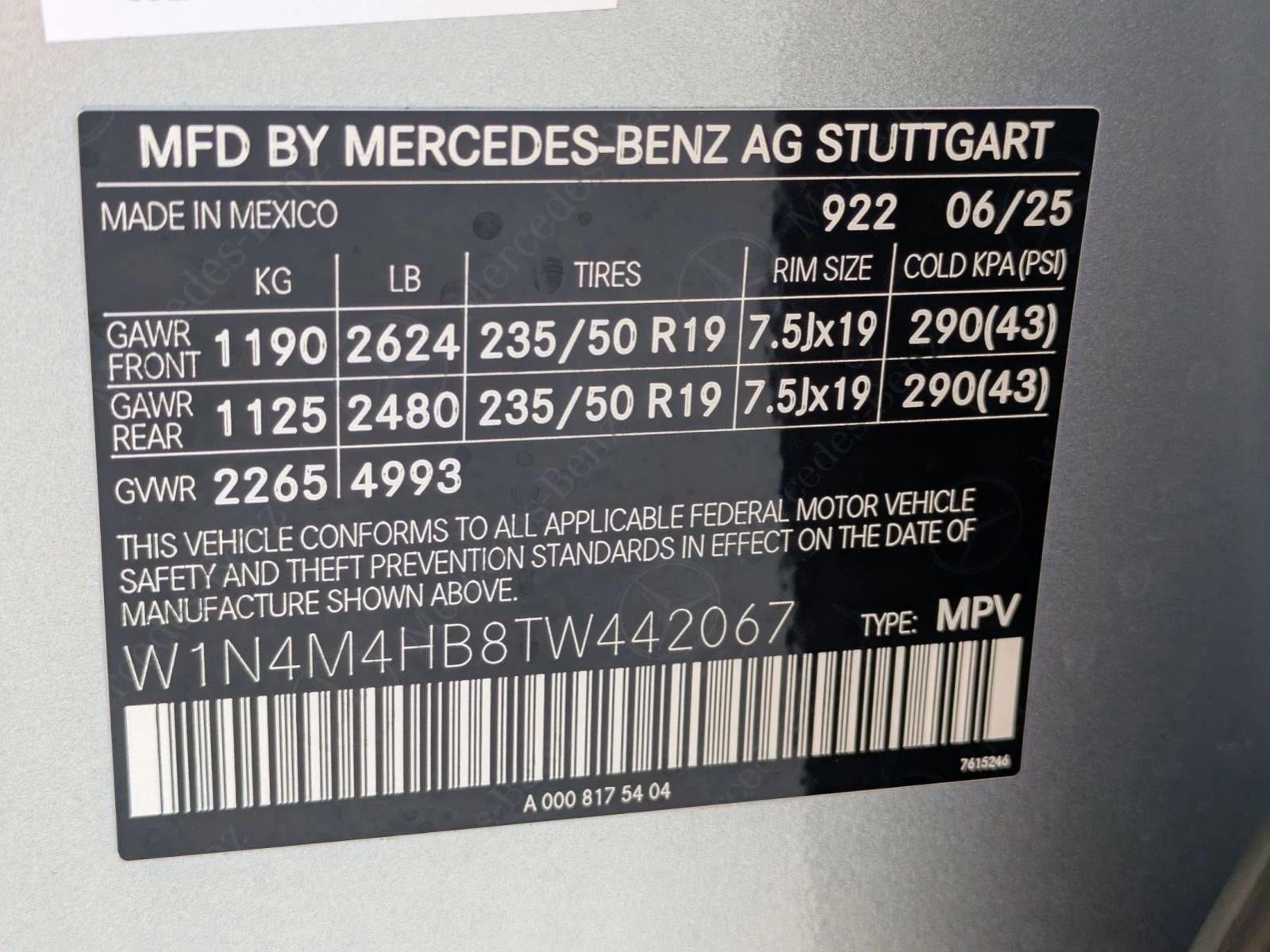 2026 Mercedes-Benz GLB GLB 250 4MATIC® SUV