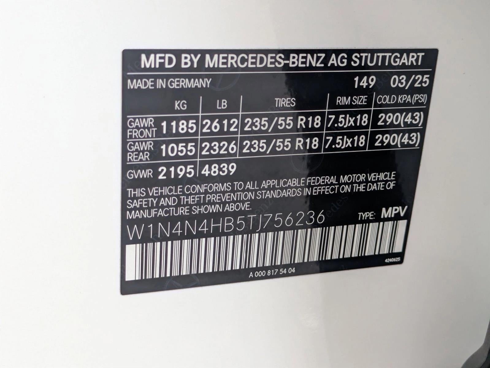 2026 Mercedes-Benz GLA GLA 250 4MATIC® SUV
