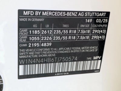 2026 Mercedes-Benz GLA GLA 250 4MATIC® SUV