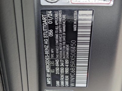 2024 Mercedes-Benz G-Class G 550 4MATIC® SUV