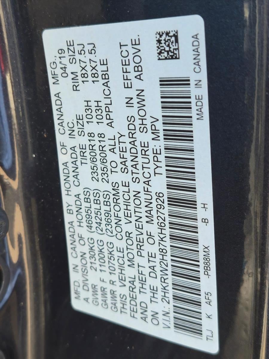 2019 Honda CR-V EX-L AWD