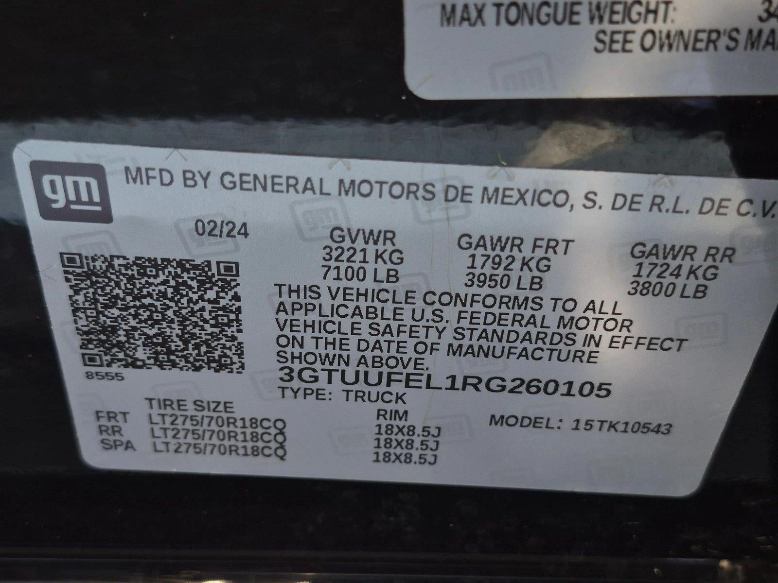 2024 GMC Sierra 1500 Crew Cab Short Box 4-Wheel Drive AT4X