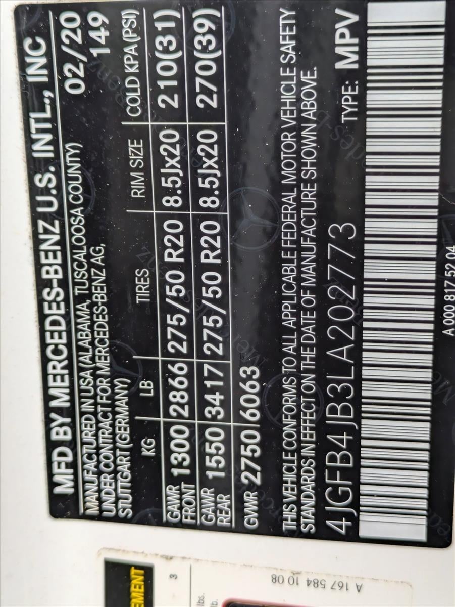 2020 Mercedes-Benz GLE GLE 350 SUV